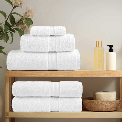 VidaXL serviette invité solund blanc 550 g/m²