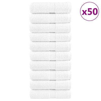 Vidaxl Guest Wipes Solund 50 PCS 600 g m² 30x30 cm blanc