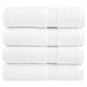 Serviettes de bain vidaxl solund 4 st 600 g m² 70x140 cm blanc