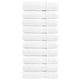 Serviettes de bain vidaxl solund 10 st 600 g m² 70x140 cm blanc