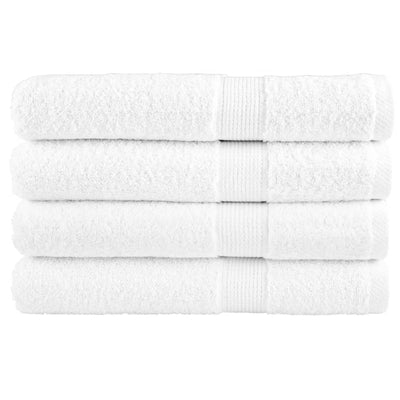 Serviettes Vidaxl Solund 4 PCS 600 g m² 100x200 cm blanc