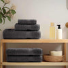 Vidaxxl serviette invité solund anthracite 550 g/m²