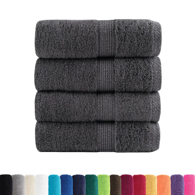 Vidaxl Guest Wipes Solund 4st 600 g m² 30x30cm anthracite -colored