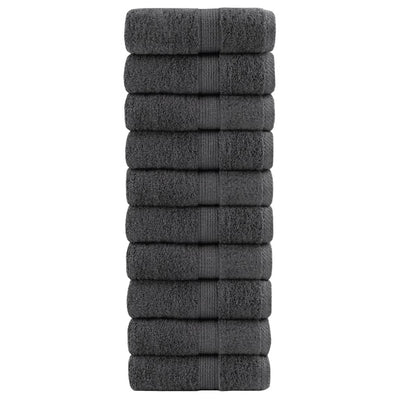 Vidaxl Guest Wipes Solund 10st 600g m² 30x30cm anthracite -colored