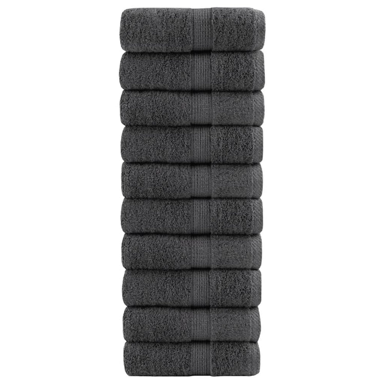 Vidaxl Guest Wipes Solund 10 PCS 600 g m² 30x50 cm anthracite