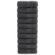 Vidaxl Guest Wipes Solund 10 PCS 600 g m² 30x50 cm anthracite