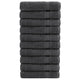 Serviettes Vidaxl Solund 10 pcs 600 g m² 100x150 cm couleur anthracite