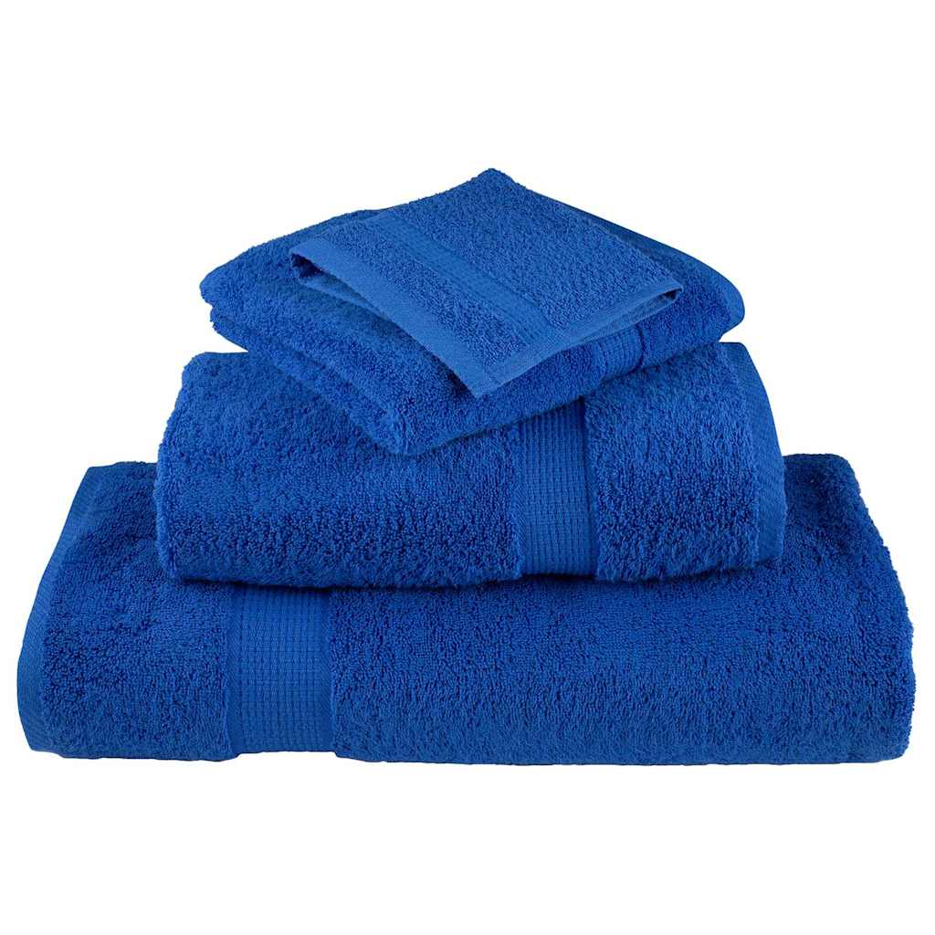 VidaXL serviette invité solund bleu 550 g/m²