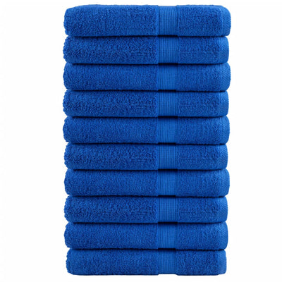Serviettes Vidaxl Solund 10 pcs 600 g m² 100x200 cm bleu