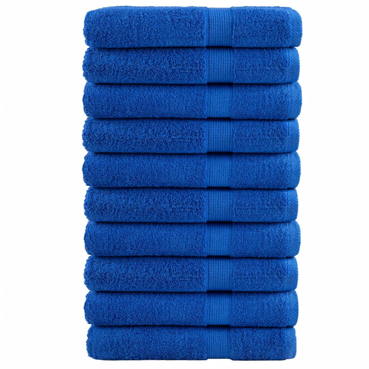 Serviettes Vidaxl Solund 10 pcs 600 g m² 100x200 cm bleu