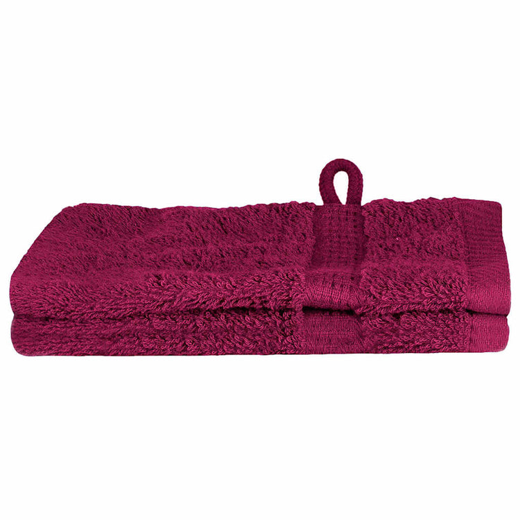 VidaXL serviette invité solund rouge bordeaux 550 g/m²