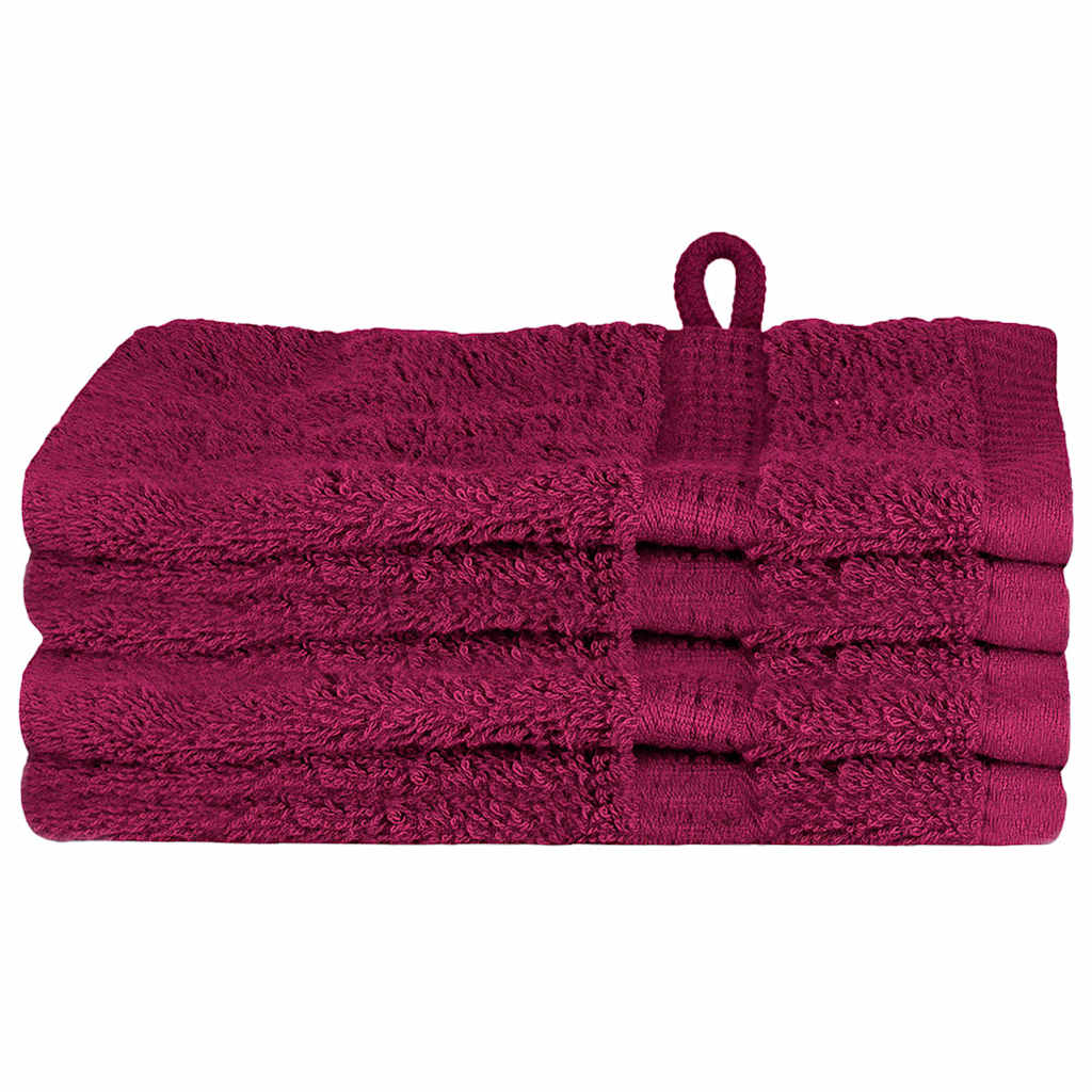 VidaXL serviette invité solund rouge bordeaux 550 g/m²