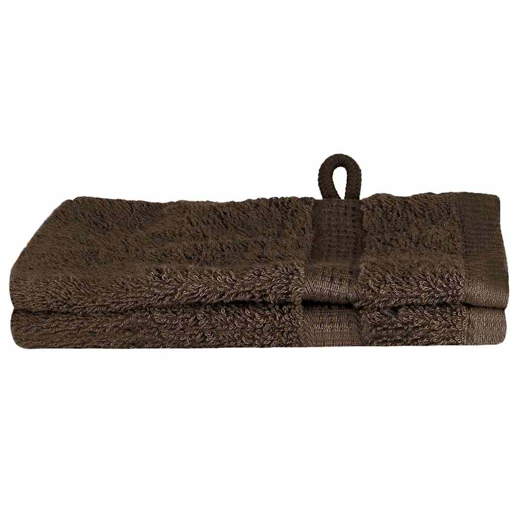 Vidaxxl serviette invité solund marron 550 g/m²