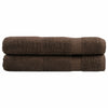 Serviettes Vidaxl Solund 2 PCS 600 g m² 100x200 cm brun