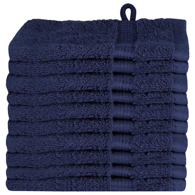 VidaXL serviette invité solund bleu marine 550 g/m²
