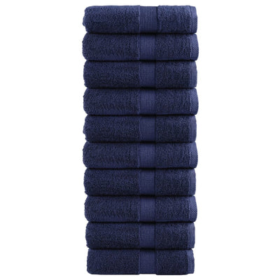 Vidaxl Guest Wipes Solund 10 st 600 g m² 30x30 cm bleu marin