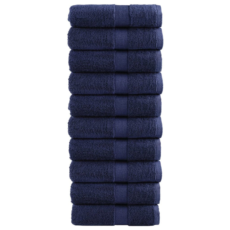 Vidaxl Guest Wipes Solund 10 st 600 g m² 30x30 cm bleu marin