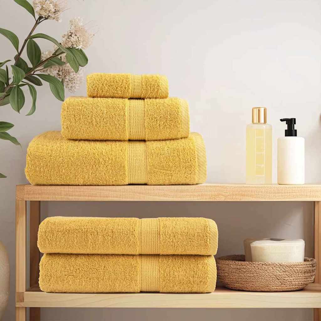 VidaXL serviette invité solund or 550 g/m²