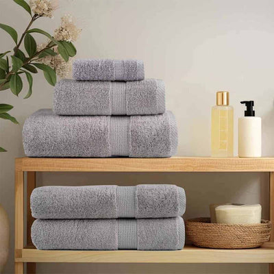VidaXL serviette invité solund gris 550 g/m²