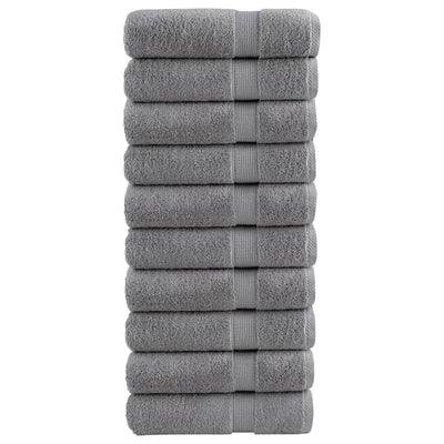 Serviettes Vidaxl Solund 10 PCS 600 g m² 50x100 cm Gray