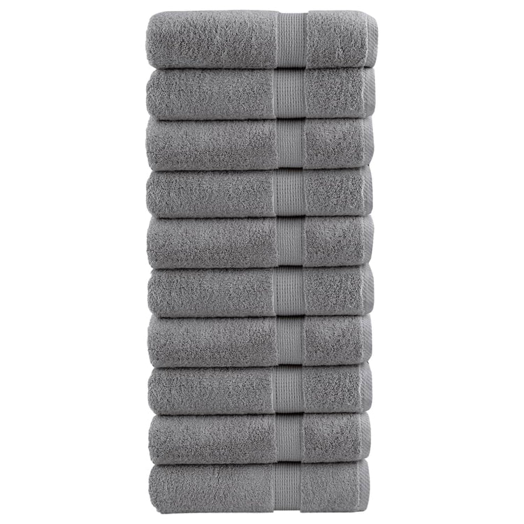 Serviettes Vidaxl Solund 10 PCS 600 g m² 50x100 cm Gray