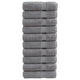 Serviettes Vidaxl Solund 10 PCS 600 g m² 50x100 cm Gray
