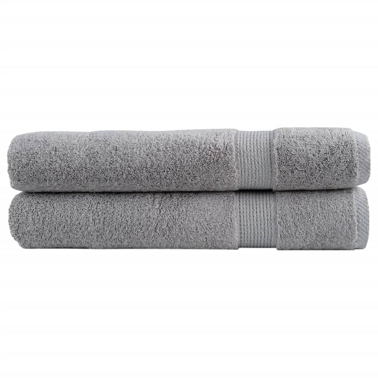 Serviettes Vidaxl Solund 2 PCS 600 g m² 100x200 cm Gray