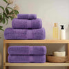 VidaXL serviette invité solund violet 550 g/m²