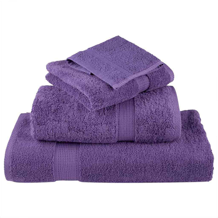 VidaXL serviette invité solund violet 550 g/m²