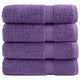 Serviettes de bain vidaxl solund 4 pcs 600 g m² 100x150 cm