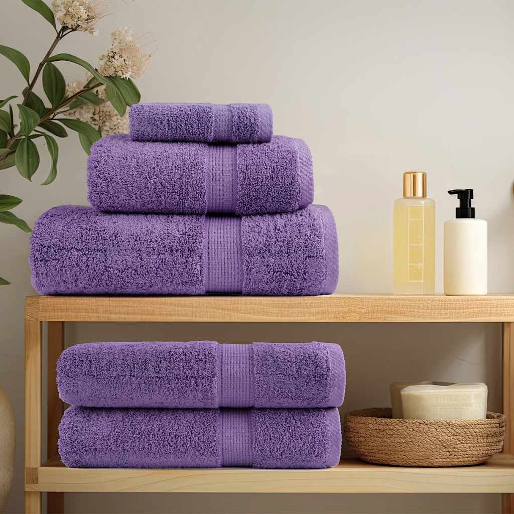 Serviettes Vidaxl Solund 4 PCS 600 g m² 100x200 cm violet