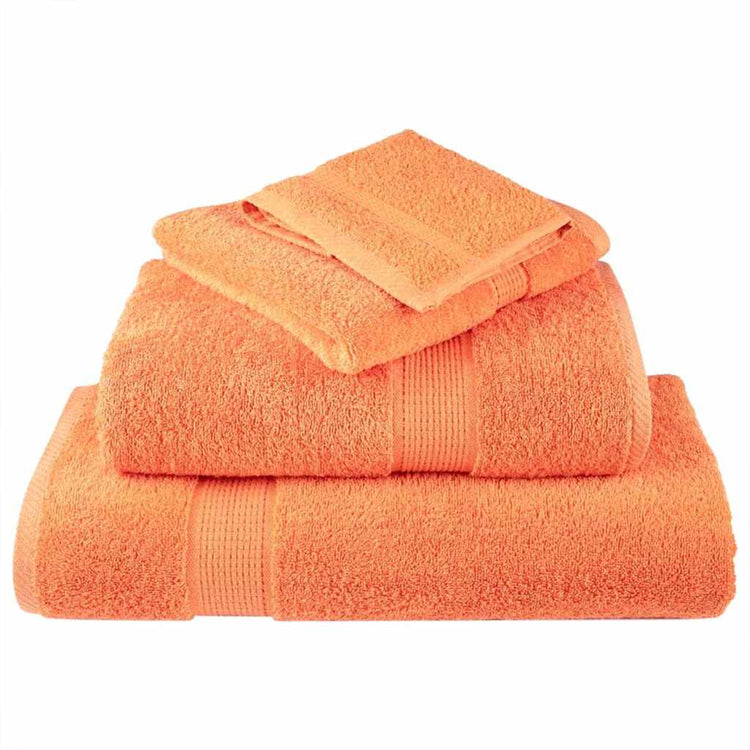 VidaXL serviette invité solund orange 550 g/m²