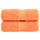 VidaXL serviettes invité solund 2 pcs 600 g m² 30x50 cm orange