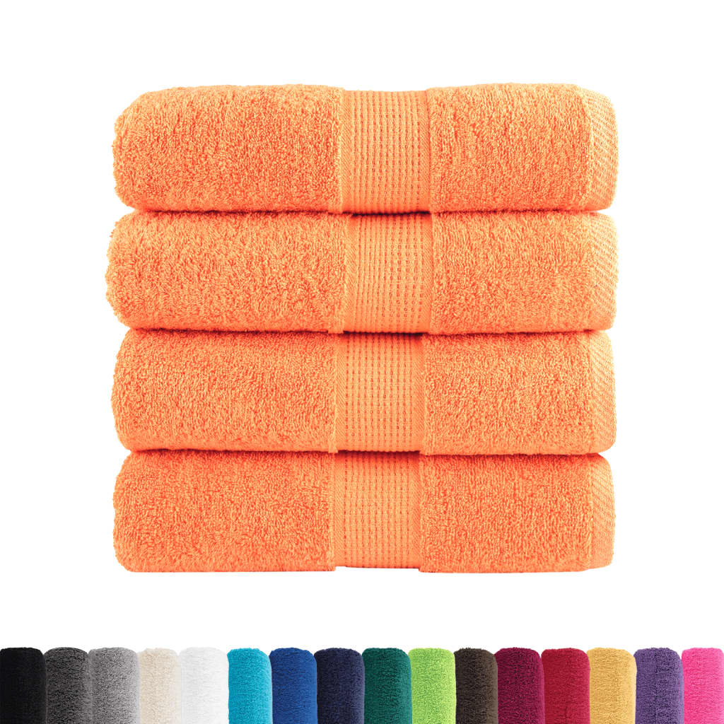 Vidaxl Guest Wipes Solund 4 PCS 600 g m² 30x50 cm orange