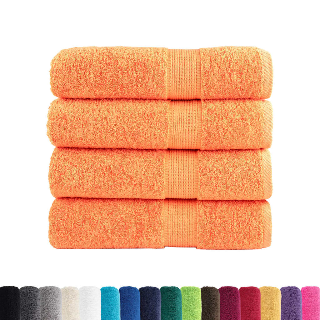 Vidaxx serviettes solund 4 pcs 600 g m² 50x100 cm orange