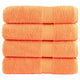 Serviettes de bain vidaxl solund 4 pcs 600 g m² 100x150 cm