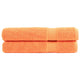 Serviettes Vidaxl Solund 2 PCS 600 g m² 100x200 cm orange