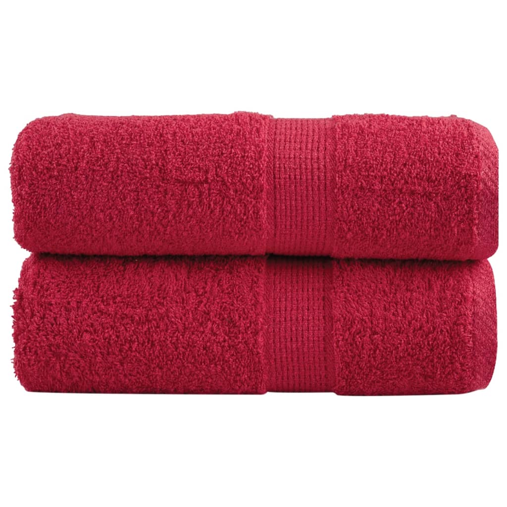 Vidaxl Guest Wipes Solund 2 PCS 600 g m² 30x30 cm rouge