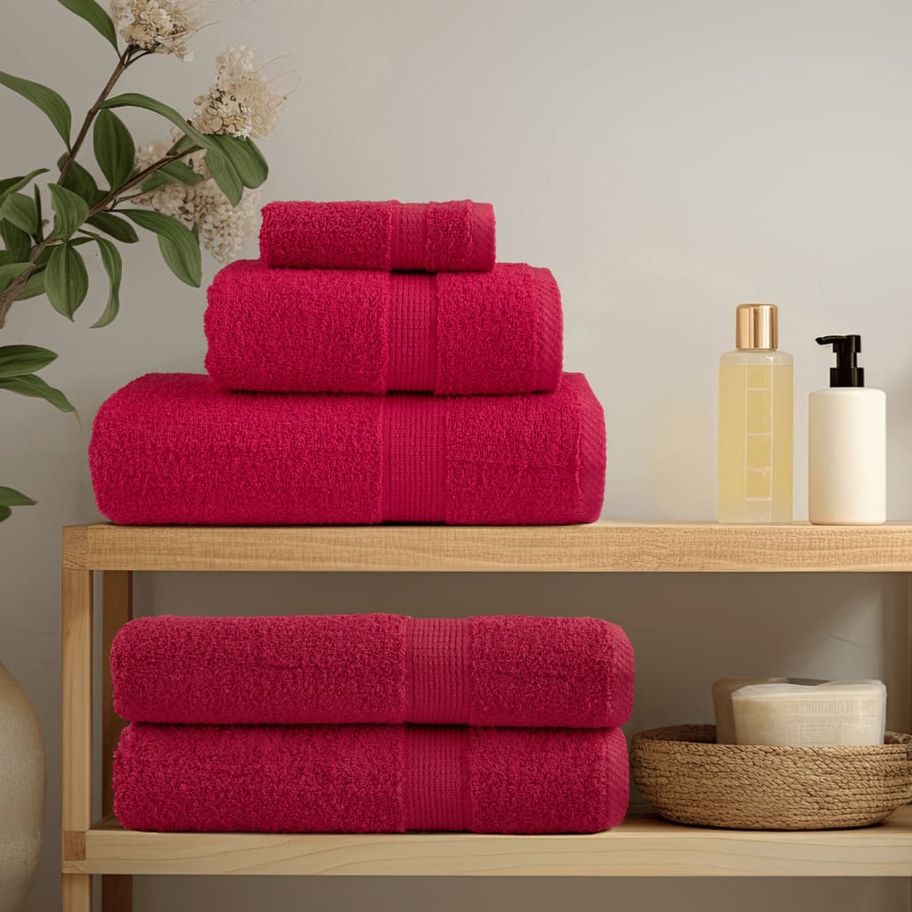 Vidaxl Guest Wipes Solund 2 PCS 600 g m² 30x30 cm rouge