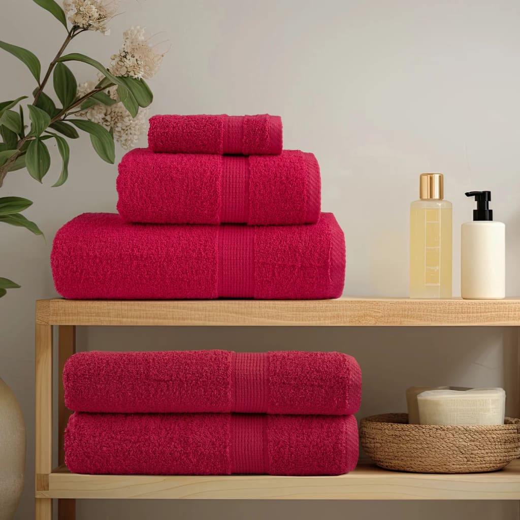 Serviettes de bain vidaxl solund 2 pcs 600 g m² 100x150 cm