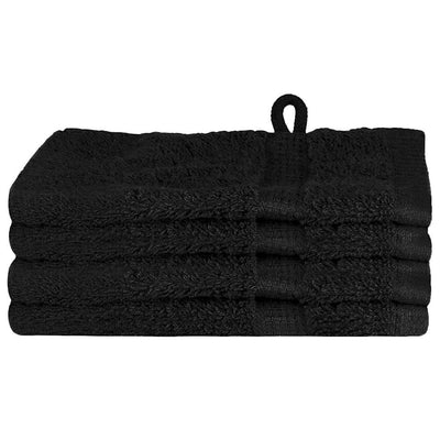VidaXL serviette invité solund noir 550 g/m²