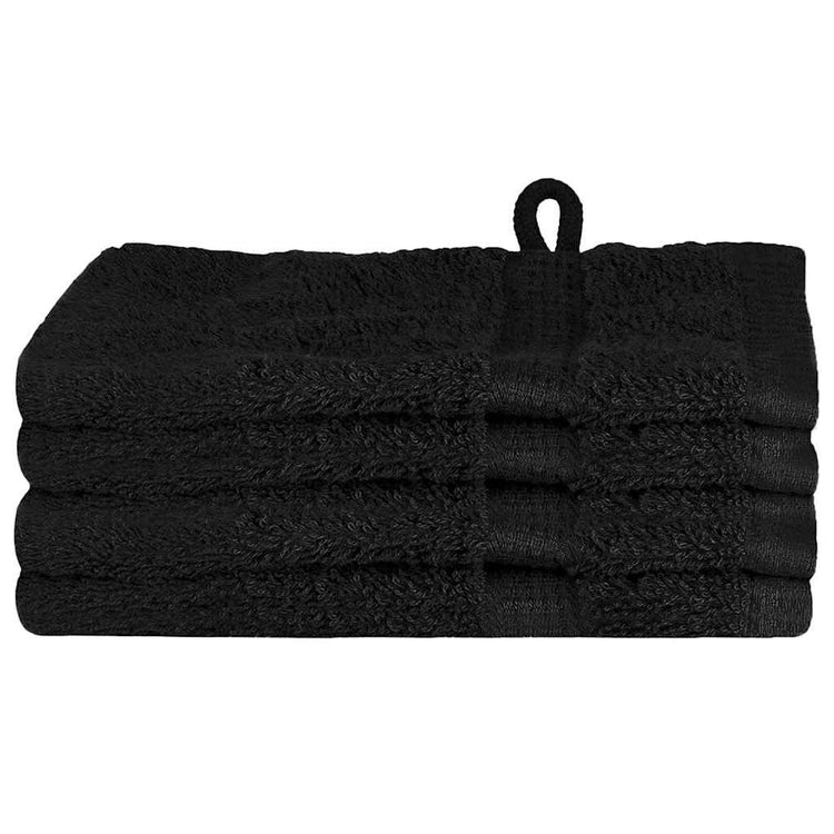 VidaXL serviette invité solund noir 550 g/m²