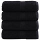 Vidaxl Guest Wipes Solund 4 PCS 600 g m² 30x30 cm noir