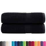 VidaXL serviettes de bain solund 2 pièces 600 g m² 100x150 cm - afbeelding 3
