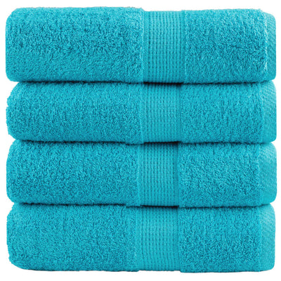 Vidaxl Guest Wipes Solund 4 PCS 600 g m² 30x30 cm Turquoise