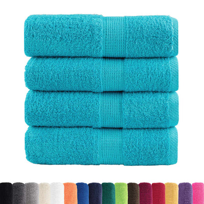Vidaxl Guest Wipes Solund 4 PCS 600 g m² 30x30 cm Turquoise