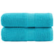 Vidaxl Guest Wipes Solund 2 PCS 600 g m² 30x50 cm turquoise
