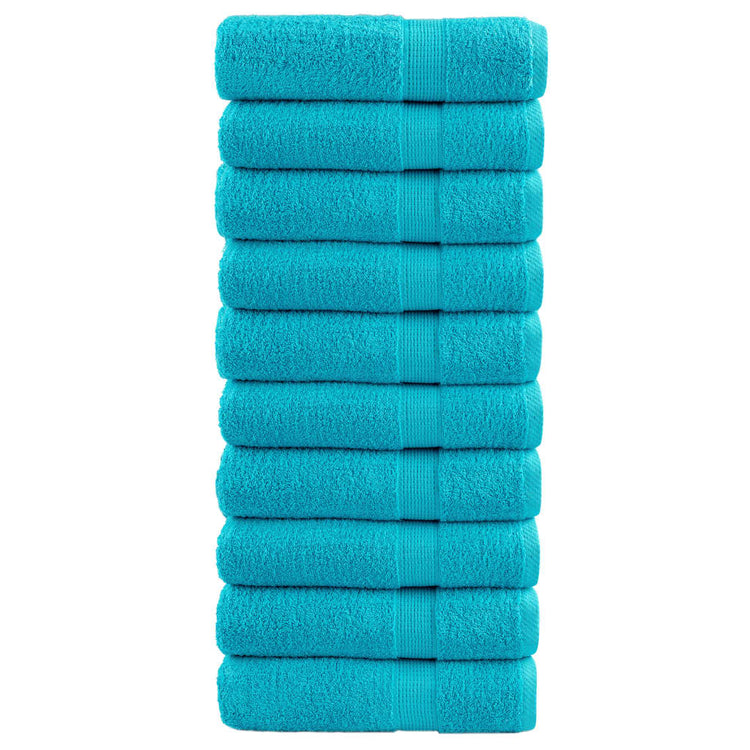 Serviettes Vidaxl Solund 10 PCS 600 g m² 50x100 cm Turquoise