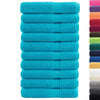 Serviettes Vidaxl Solund 10 st 600 g m² 100x200 cm turquoise