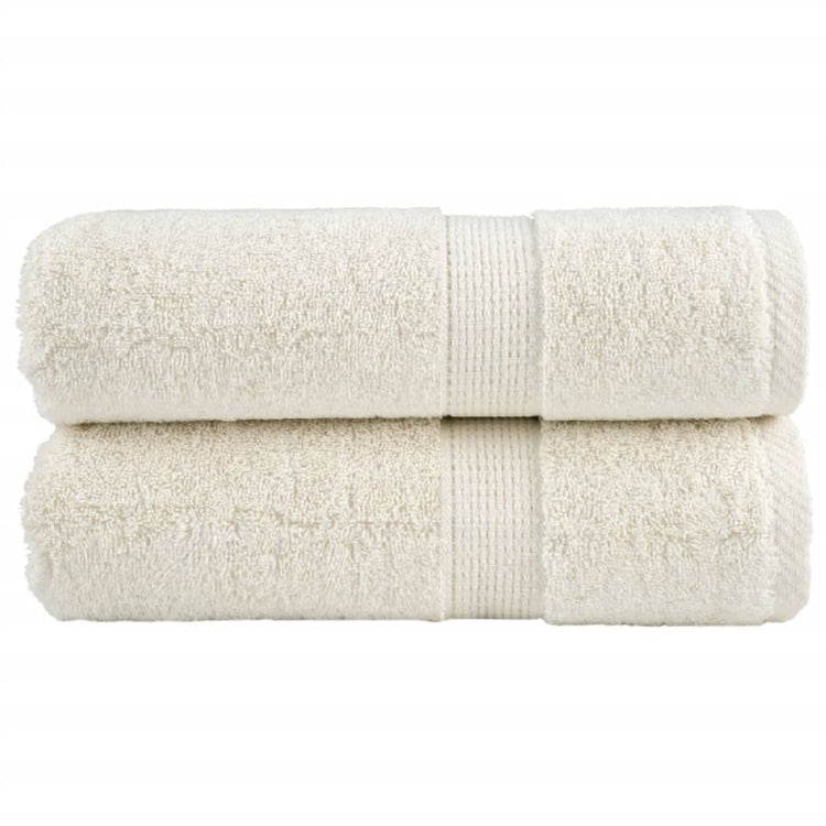 Vidaxl Guest Wipes Solund 2 PCS 600 g m² 30x30 cm Crème -Colored